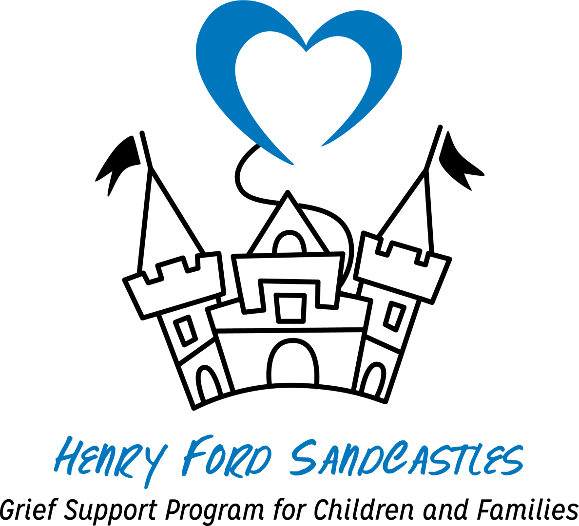 Henry Ford SandCastles logo with blue SandCastle icon
