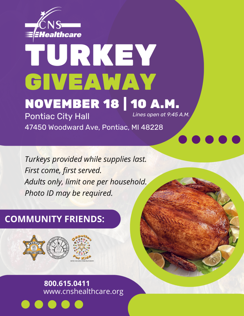 Turkey Giveaway (Pontiac)