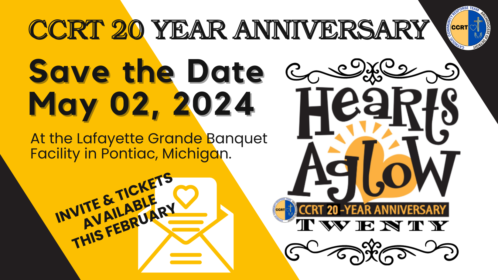 Hearts Aglow- 20 Years of Service