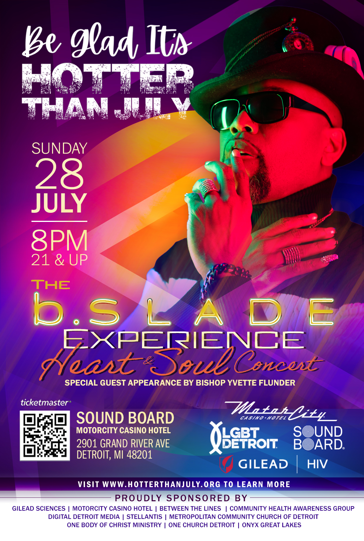 Be Glad It's Hotter Than July Concert