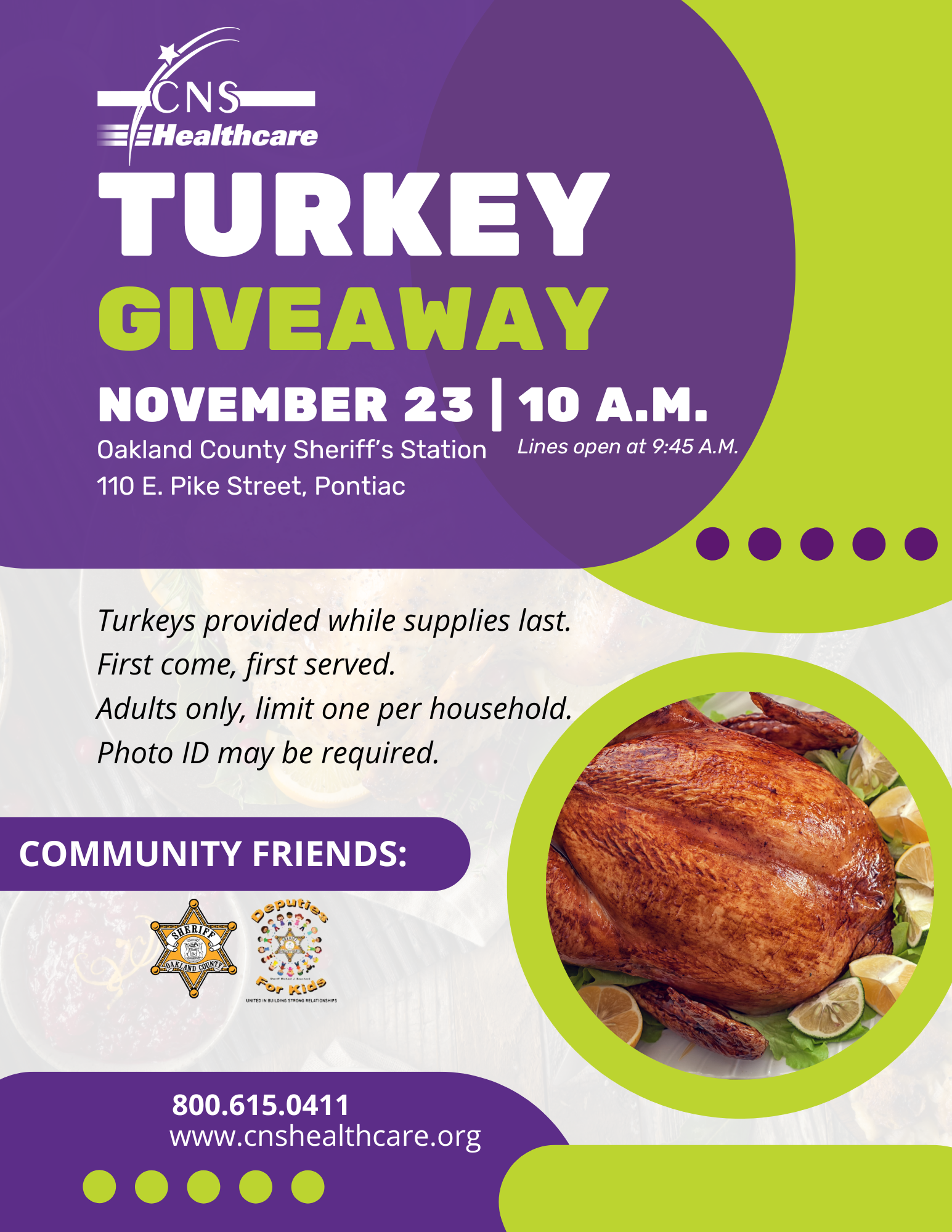 2024 Turkey Giveaway