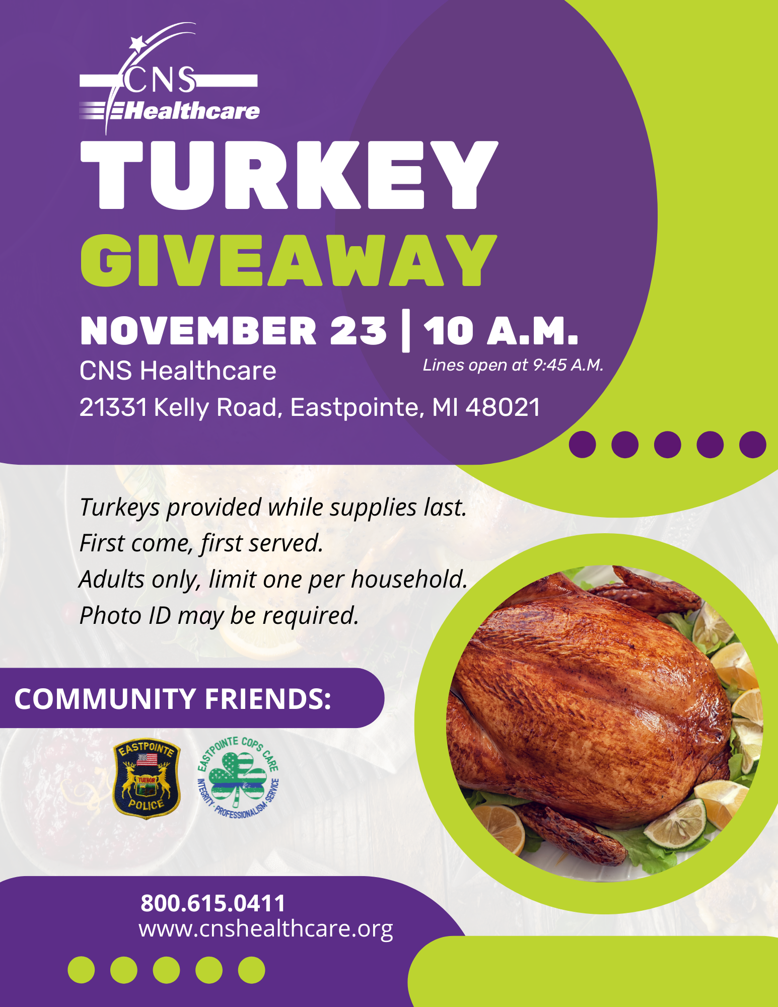 2024 Turkey Giveaway