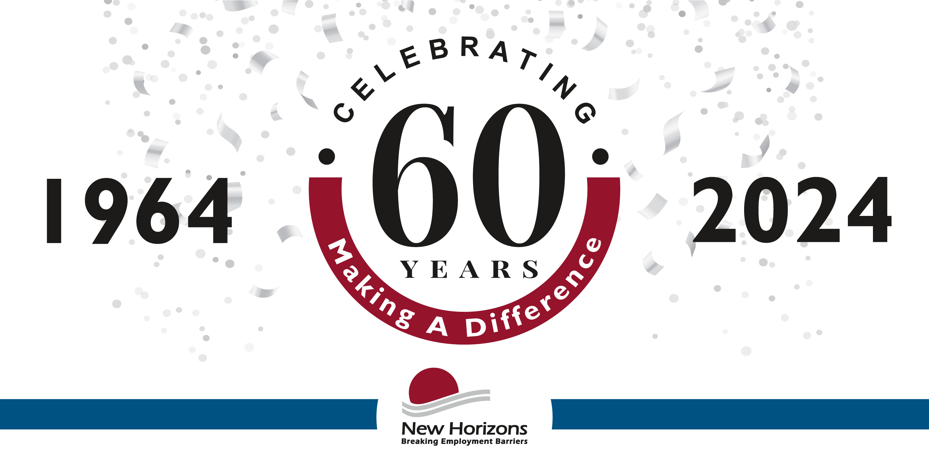 New Horizons 60th Anniversary Logo