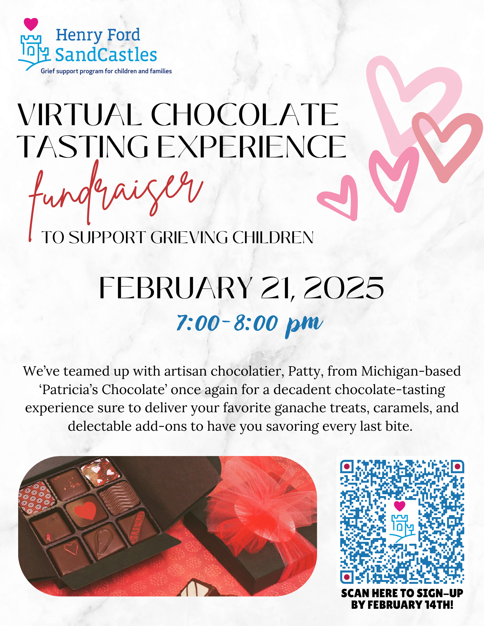 SandCastles Chocolate Tasting Experience Fundraiser