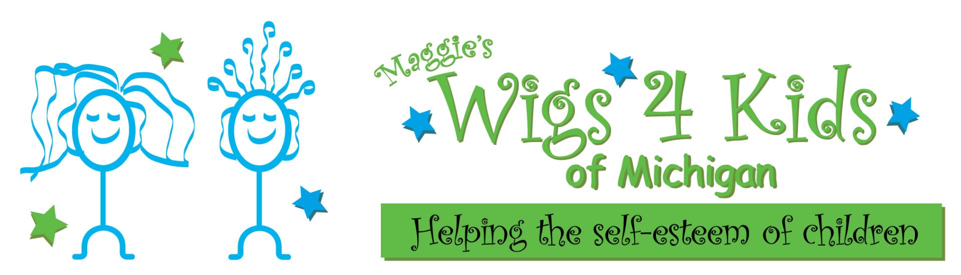 Maggie's Wigs 4 Kids of Michigan logo