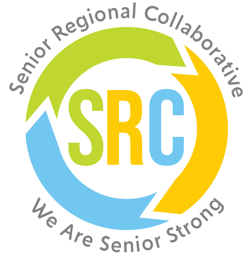 Yellow, Green, and Blue SRC Logo