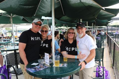 Member from HOPE enjoying the Summer SHARE Kickoff