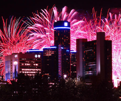 July 4th fireworks