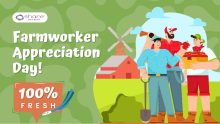 Green Creative Illustrated The Best Farmer in Town Facebook Cover